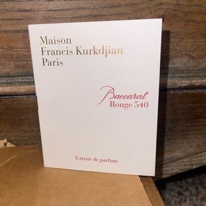 MFK Baccarat Rouge 540 Authentic Sample!
